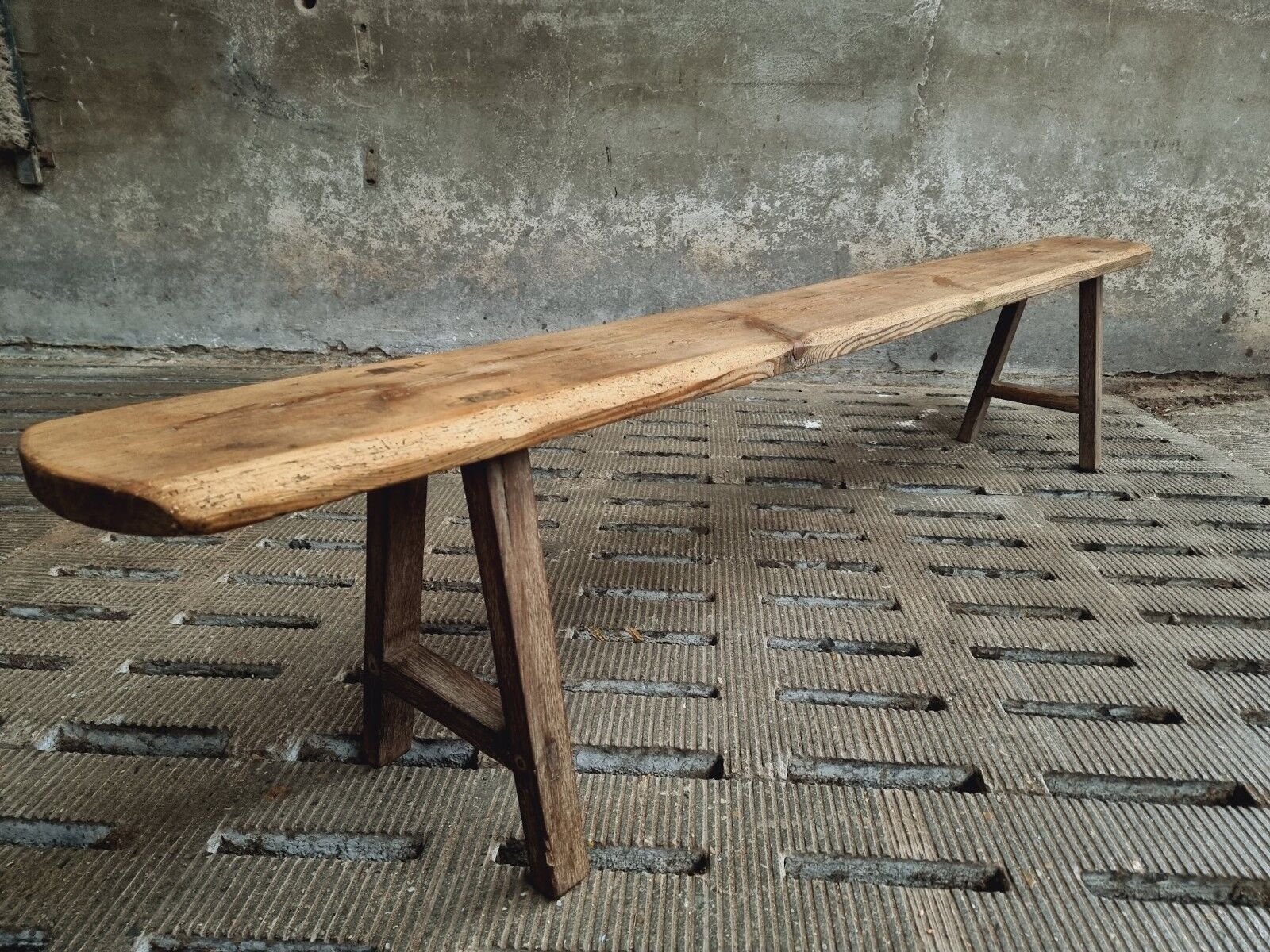 Antique table bench side table