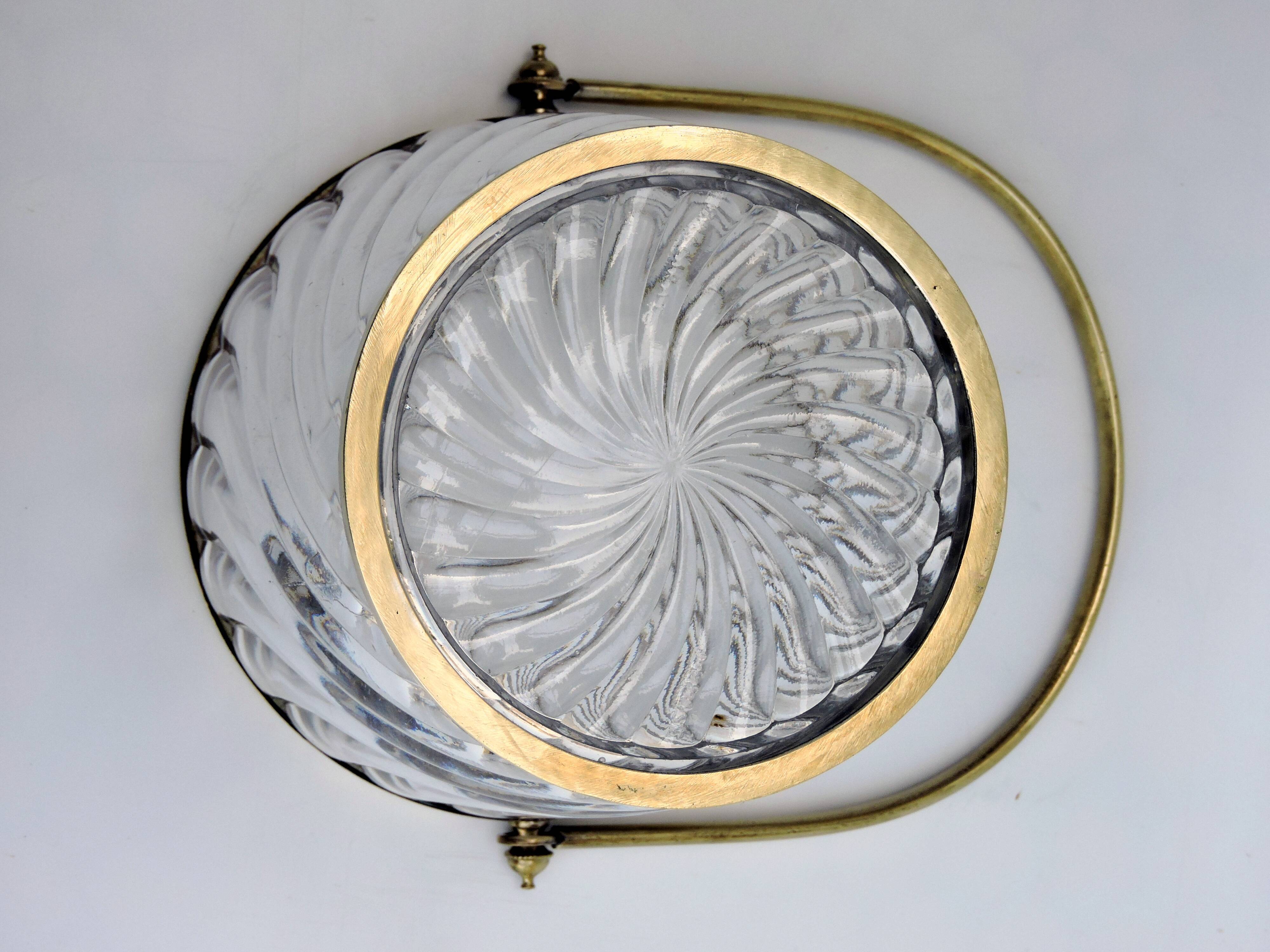 Ice bucket, baccarat crystal