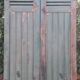 Pair of shutters oak parts with louvers 201,5x106cm
