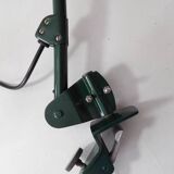 Vintage Midgard Bauhaus DDR Design lamp with enamelled shade