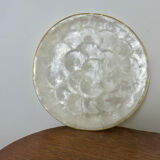 Set in Philippine mother-of-pearl, ramekin and plate