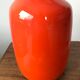 Lampe en céramique orange