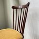 Baumann “Minuet” chair with yellow seat