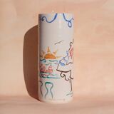 The dancers - ceramic vase