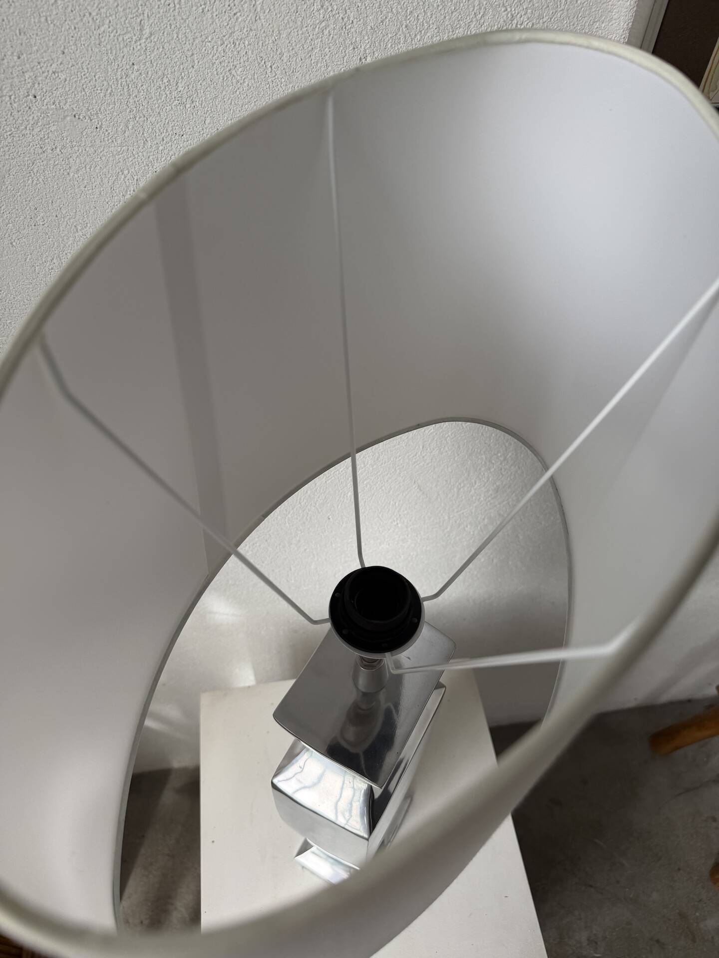 XL lamp made of aluminium 1980