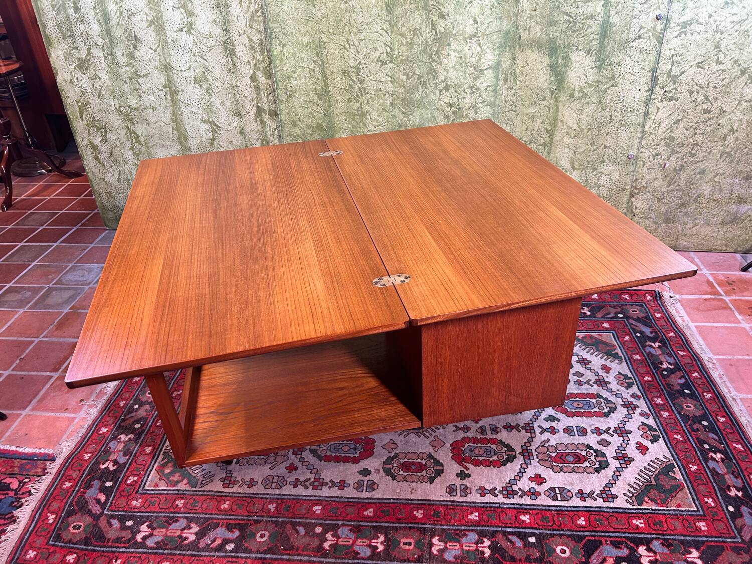 Mid century retro vintage teak McIntosh coffee table 1960