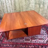 Mid century retro vintage teak McIntosh coffee table 1960