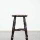 English antique Windsor stool from the 18th century with character