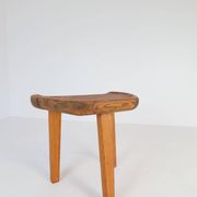 Tabouret suédois en pin, années 1960