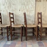 Set of 4 mulched chairs
