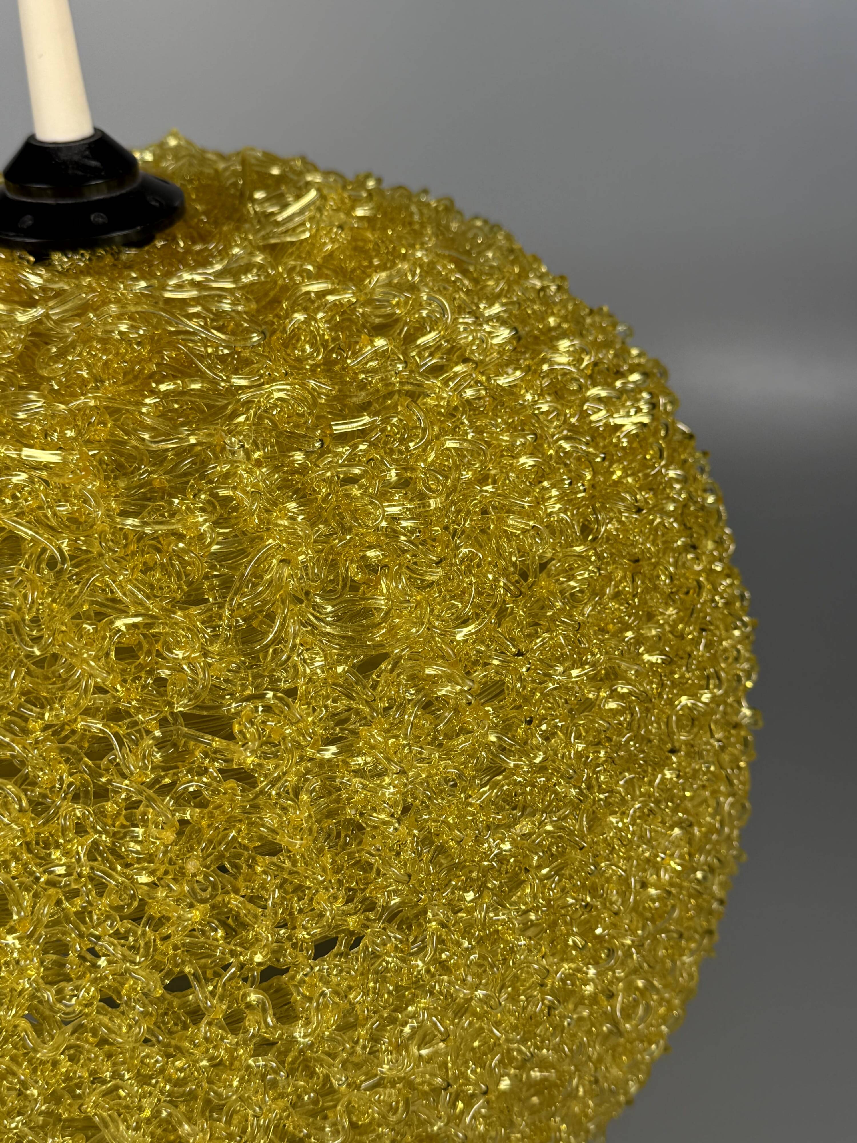 1960s/70s Ceiling Lamp  Globe Lamp Acrylic Plastic "Spaghetti" Style