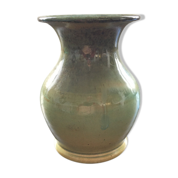 Gradient green vase