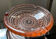 Cendrier vintage en verre rose années 70