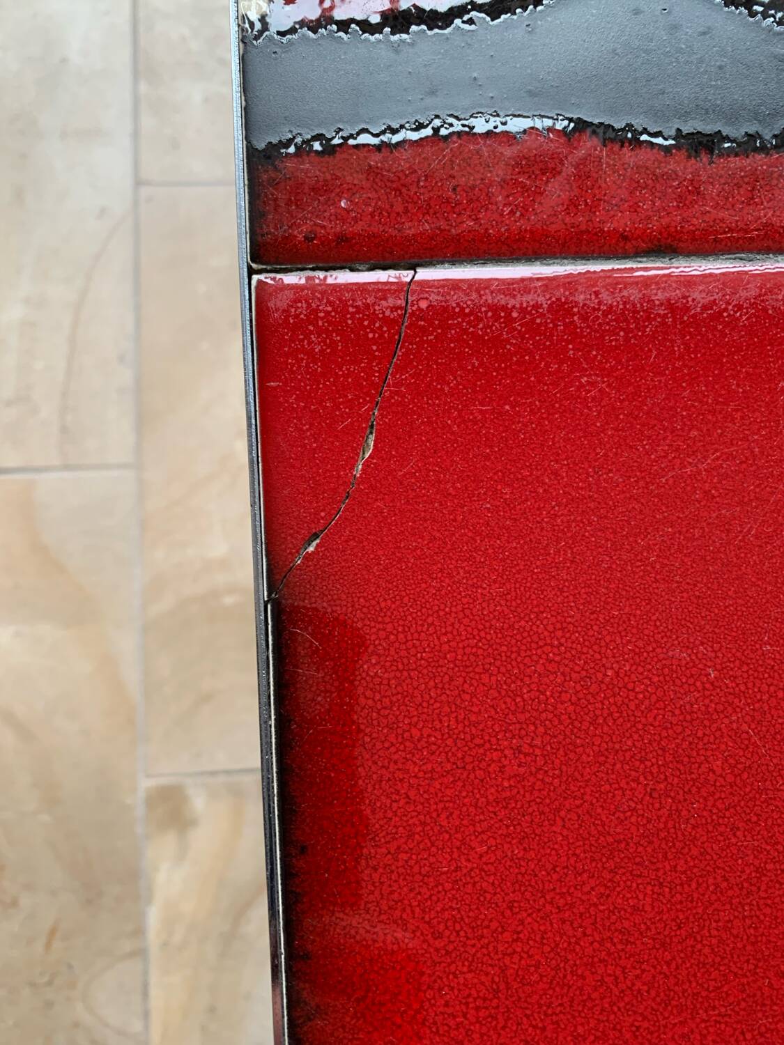 Adri style vintage ceramic coffee table