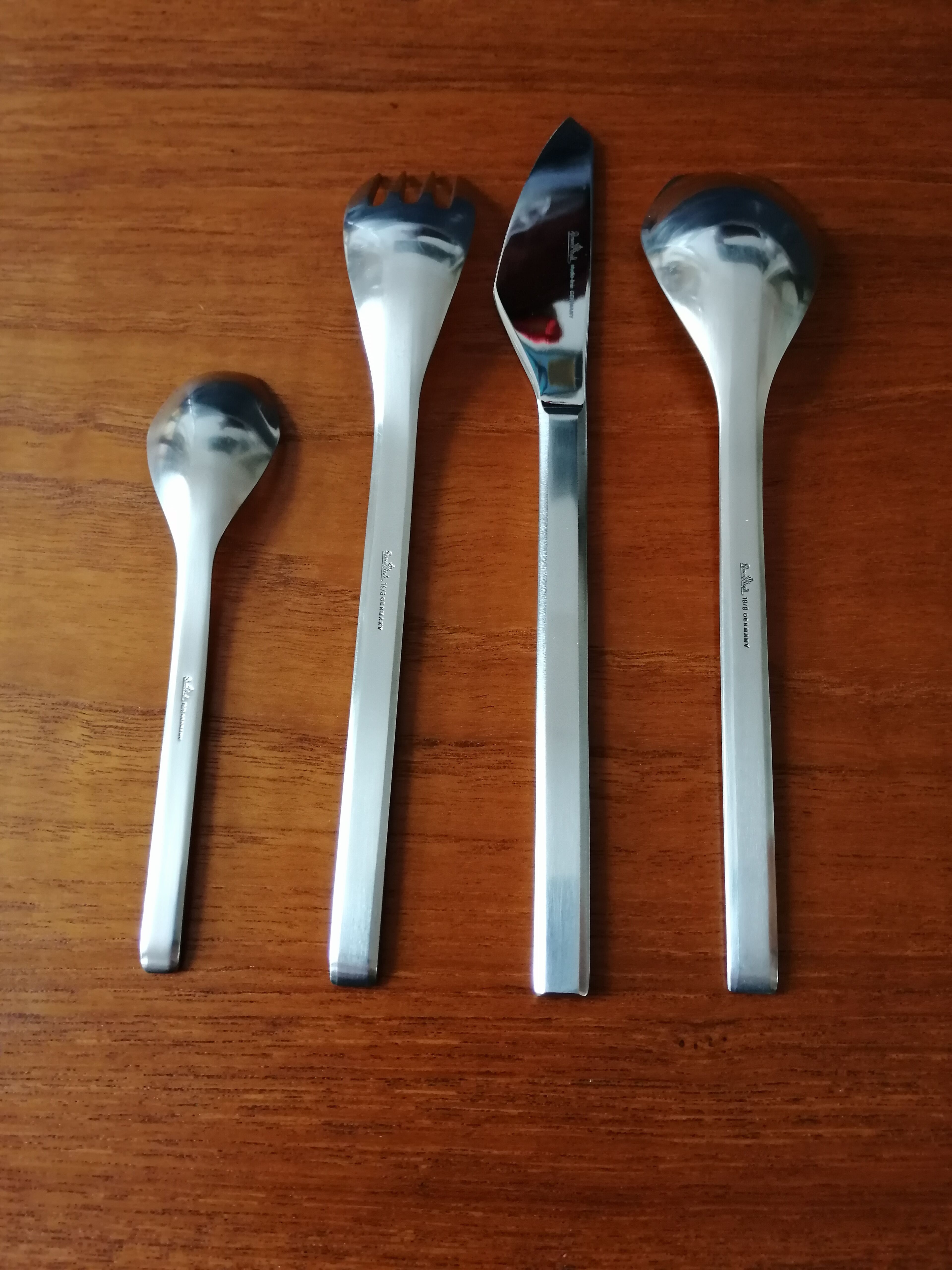 Kontur. Cutlery set 6 pers. Design Helmut Adler for Rosenthal 1954