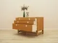 Commode en chêne danois et en frêne plaqué avec un dessus extensible, années 1970