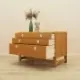 Commode en chêne danois et en frêne plaqué avec un dessus extensible, années 1970