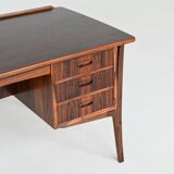 Svend Aage Madsen writing desk in rosewood H.P. Hansen Denmark 1960