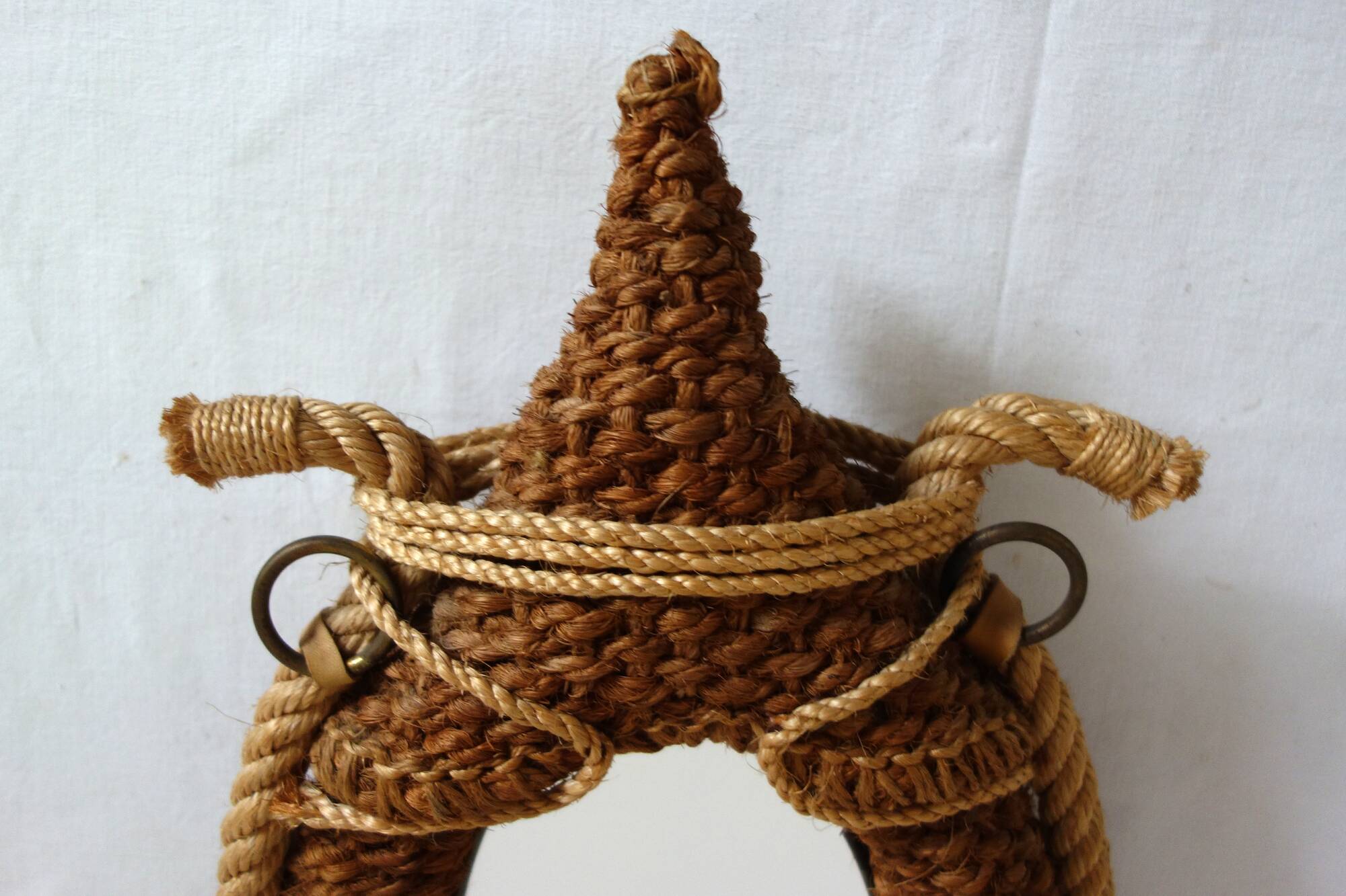 Old  rope mirror 50s/60s