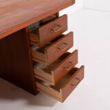 1960’s Danish Mid-Century Modern teak desk from Frode Holm