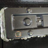 Transparent worked glass sconce from the 1950s