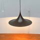 Mid-Century Modern Space Age Danish Brown Semi Pendant Lamp by Claus Bonderup and Torsten Thorup for Fog & Mørup, 1960s