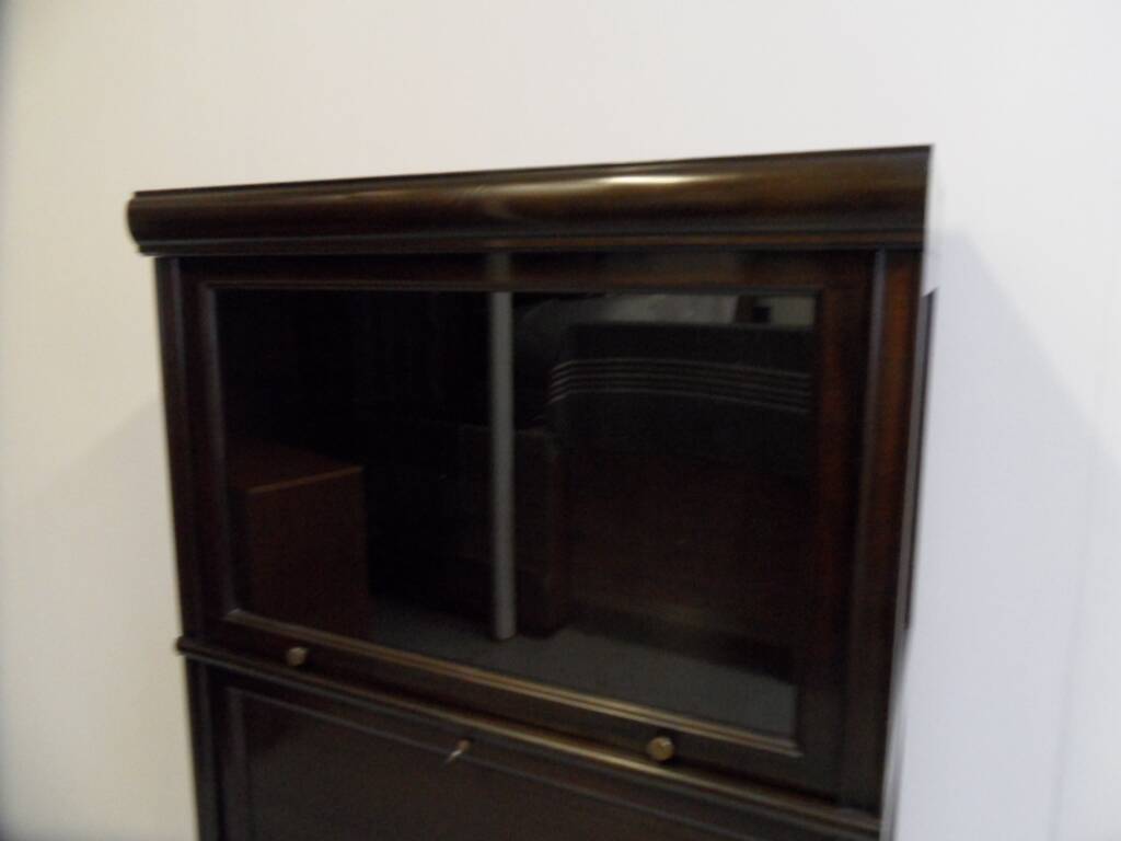 Vintage mahogany stackable bookcase 1960's