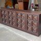 Vintage Brutalist Sideboard in Mahogany 1970s