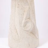 Carved stone lamp. 1970s.