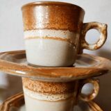 Service à café et dessert en grès west Germany