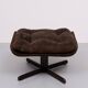 Footstool made off ripcord  1960s USA