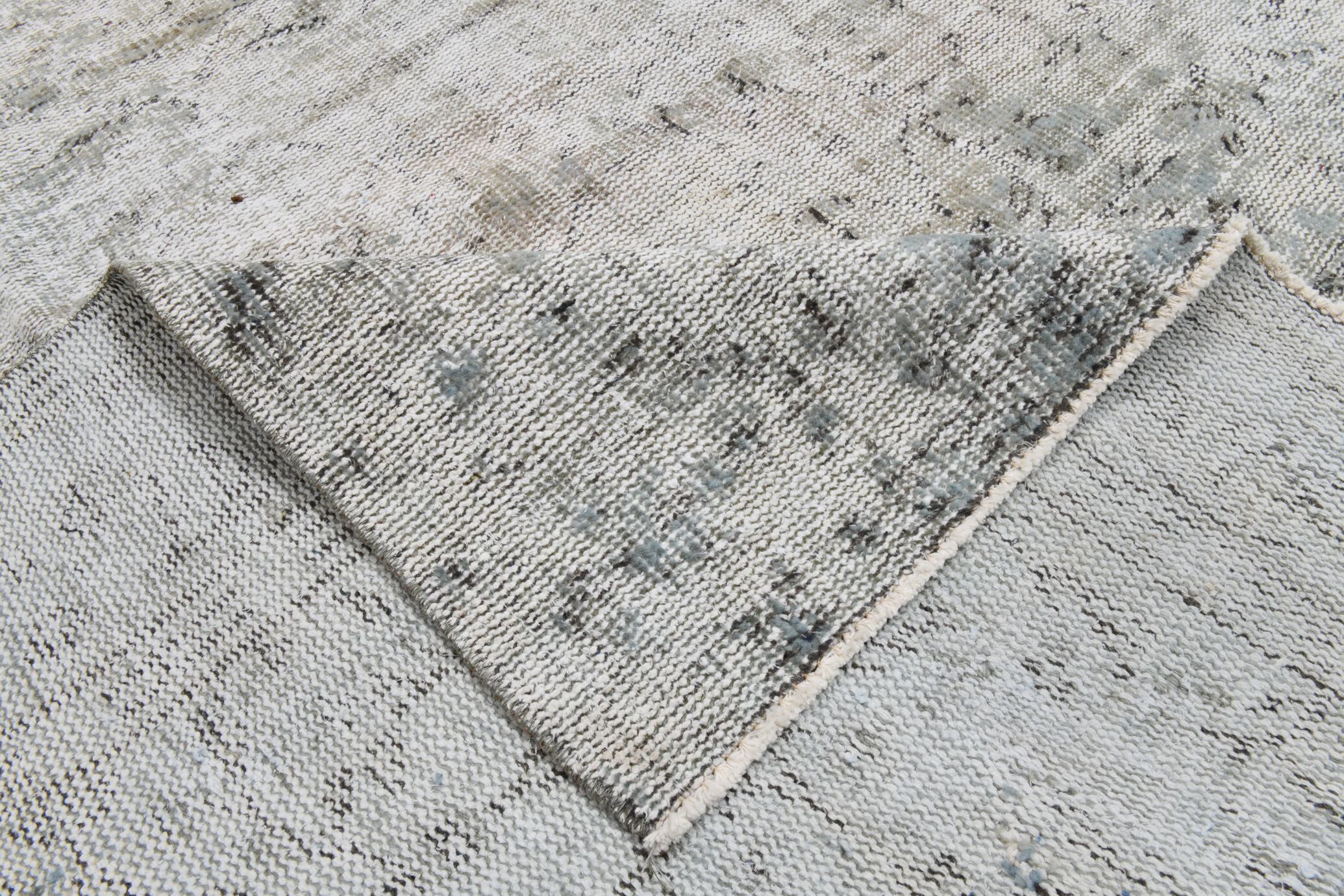 Classic gray & blue vintage rug 300x199cm