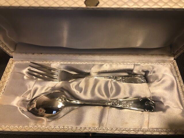 Children's cutlery in sterling silver