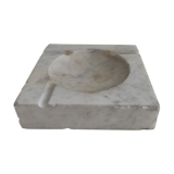 Grey marble ashtray