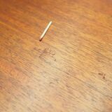 Teak half round table, Danish design, 1970s, manufacturer: Bent Krogh