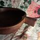 Teak fruit bowl