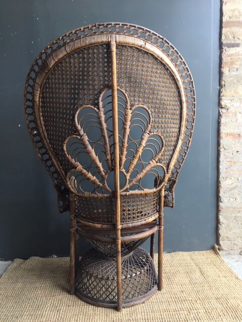 Rattan armchair emmanuelle
