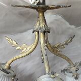 Ancien lustre en bronze Empire