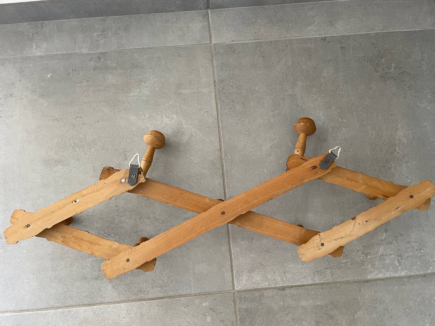 Bamboo coat rack