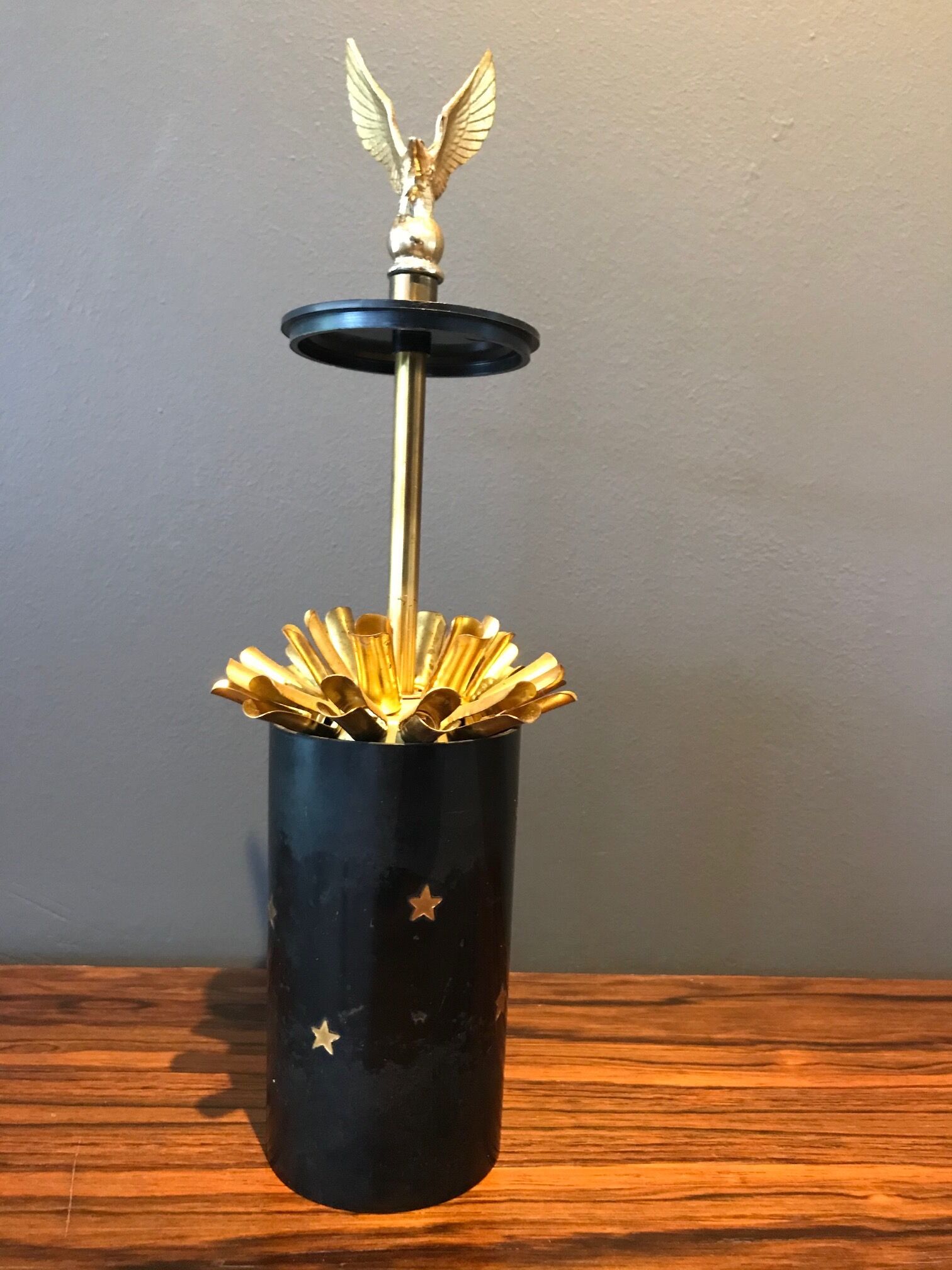 Bakelite cigarette and brass door year 70