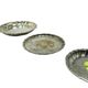 Plate AKL, modernism, transparent glass, Hortensja glassware
