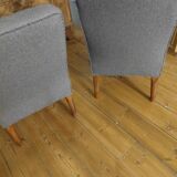 Set of 2 cocktail armchairs