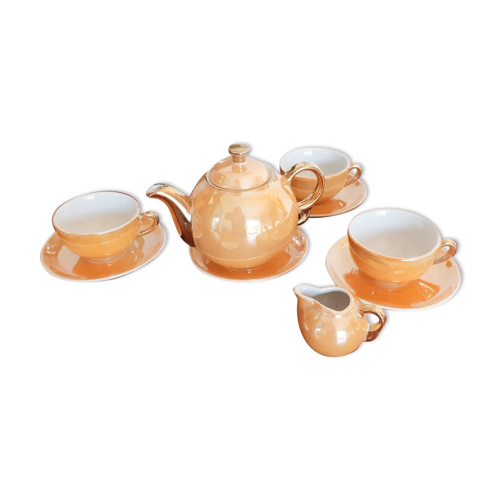 Service Café/Thé Miniature Porcelaine Poupée Parisienne Circa Xix%c3%a8me 167484296875