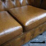 Old Chesterfield sofa 2 seater 140 cm