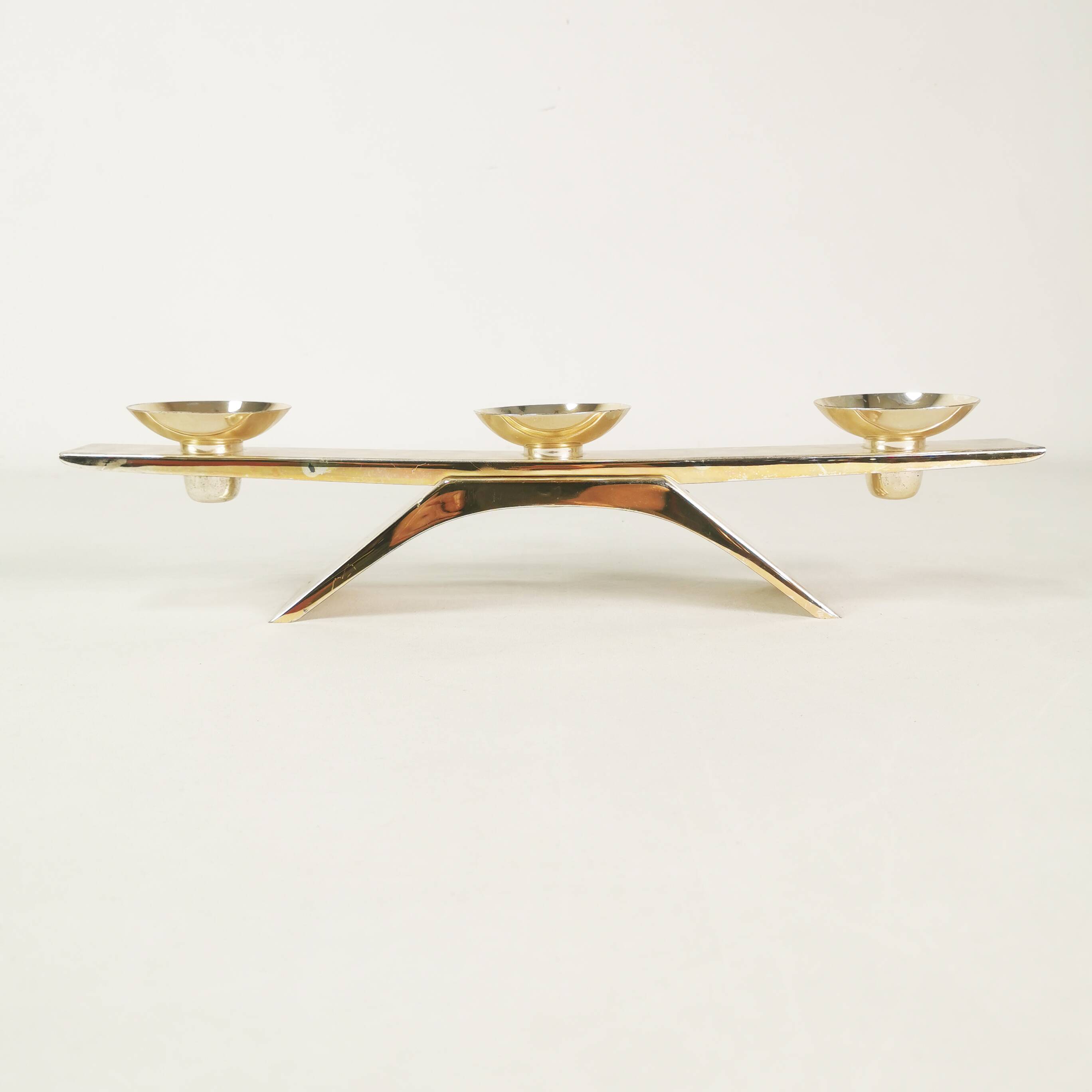 Modernistyczny świecznik WMF, proj. Kurt Radke, late 60.