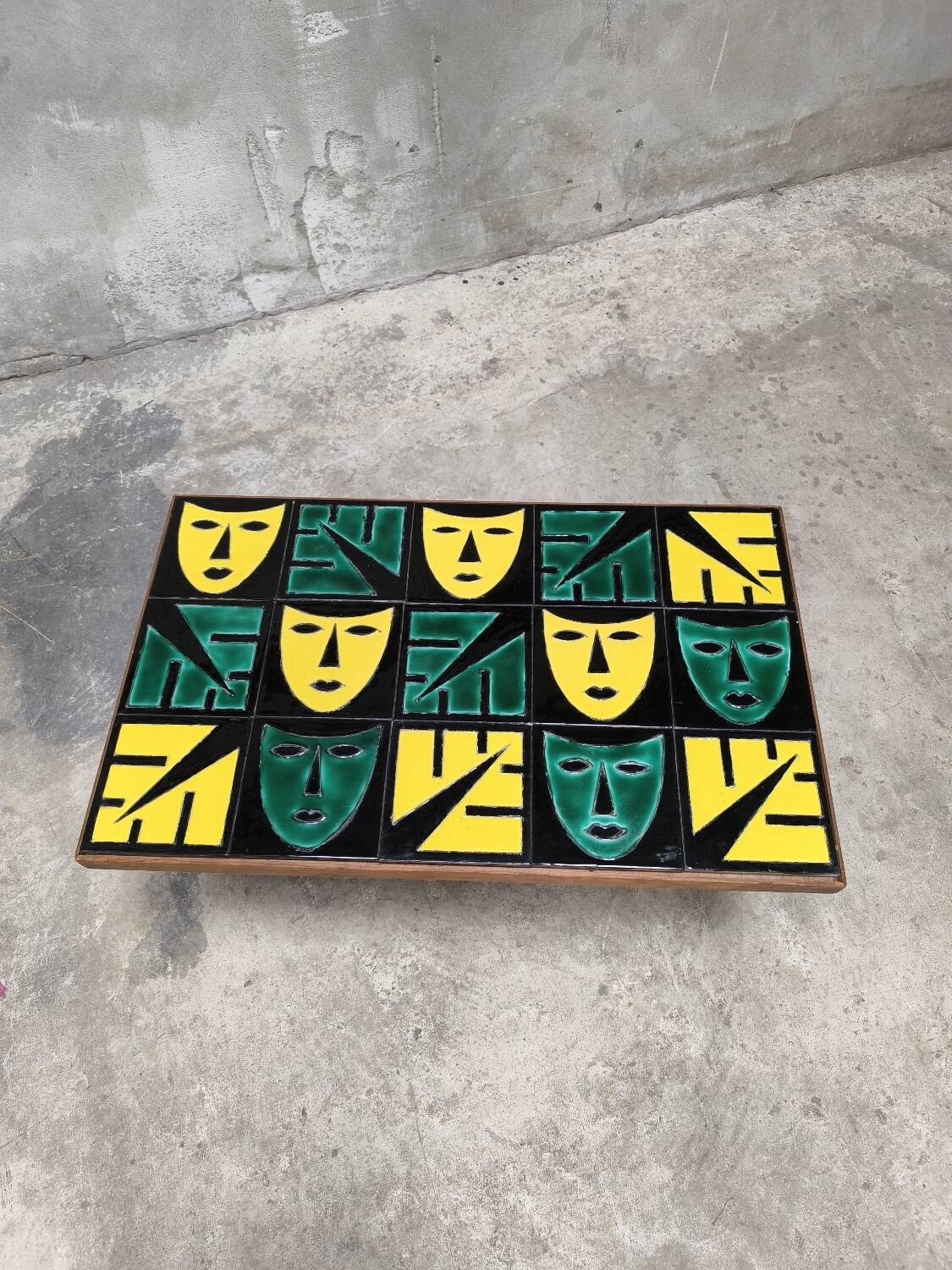 Vintage ceramic coffee table