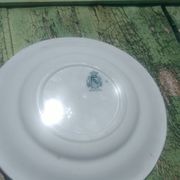antique Lunéville "Opaque" plates