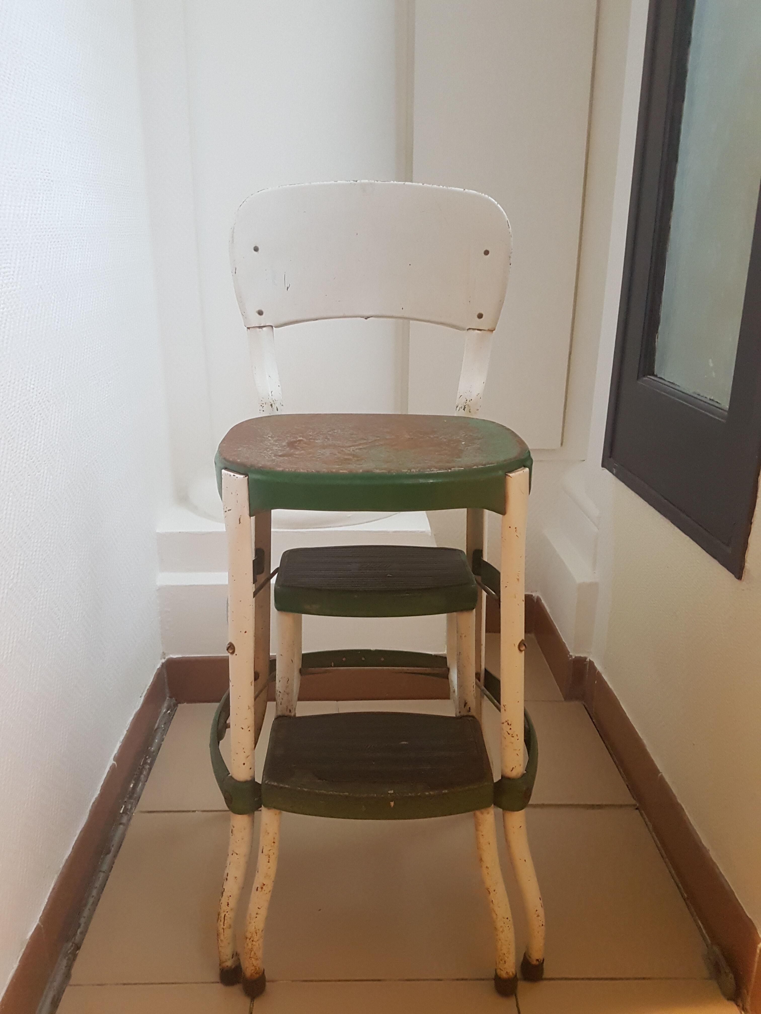 Chaise escabeau Cosco vintage