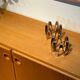 Vintage Scandinavian buffet in golden oak "Thyra"