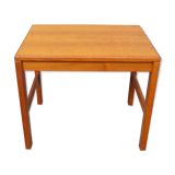 Scandinavian teak bedside side table
